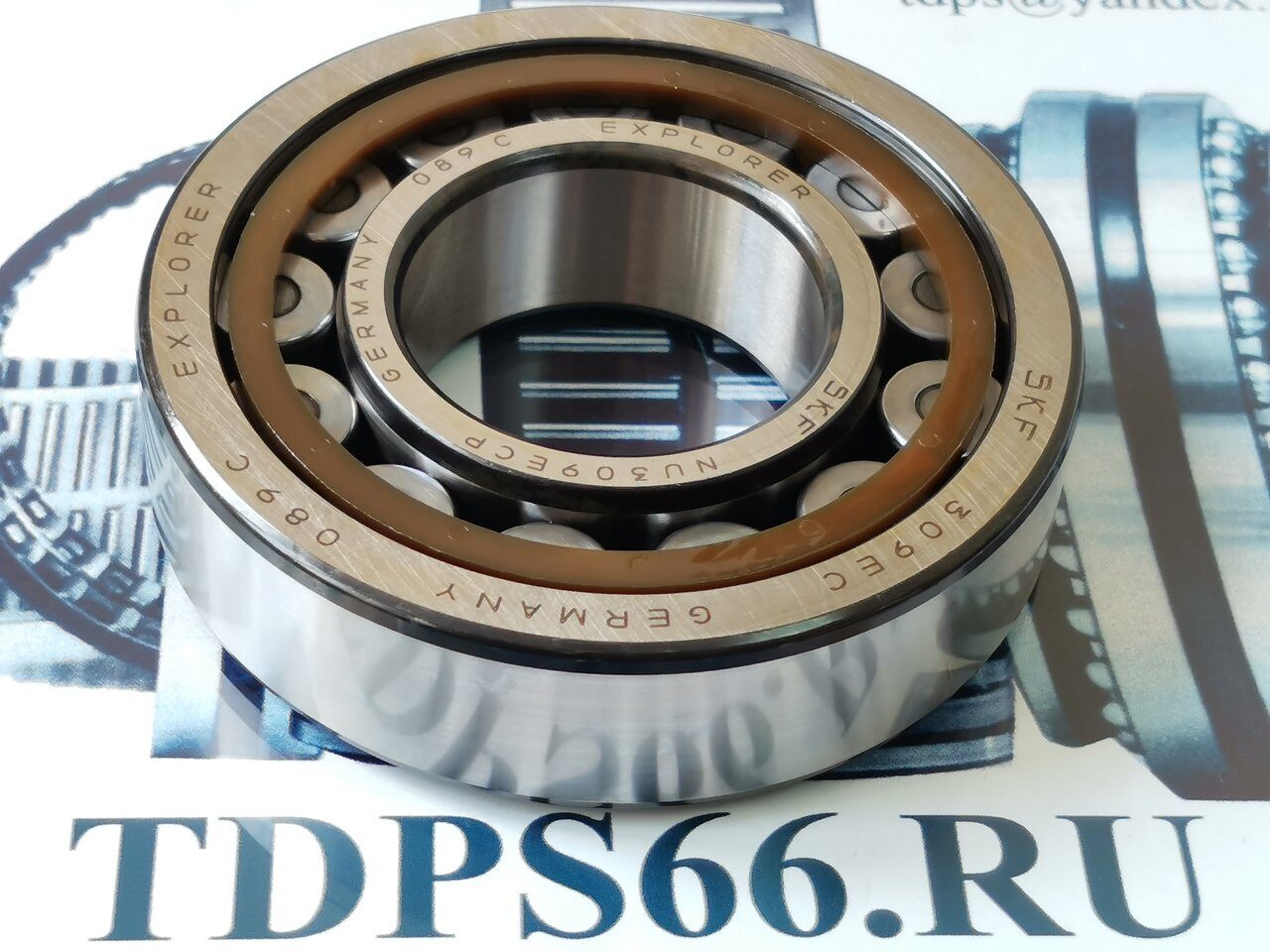  подшипник SKF NU309 ECP, 32309, размеры 45x100x25,