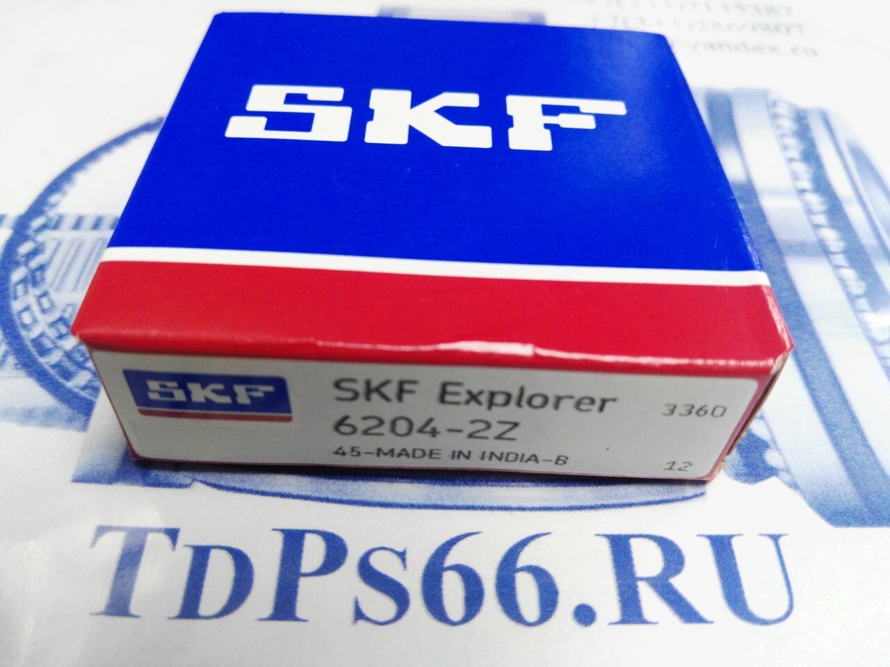 Подшипник 6204zz skf