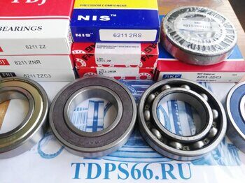 Подшипник 211,6211,50211,60211,80211,180211, 2RS,ZZ,N,NR,ZNR, 55x100x21 ...