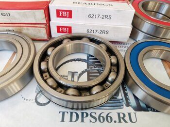 Подшипник 217,6217,50217,60217,80217,180217, 2RS,ZZ,N,NR,ZNR, 85x150x28 ...